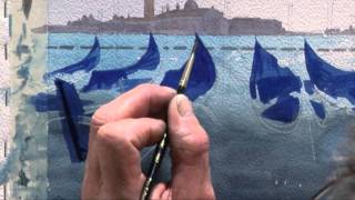 Venice in Watercolour - Gondolas One - Part Two