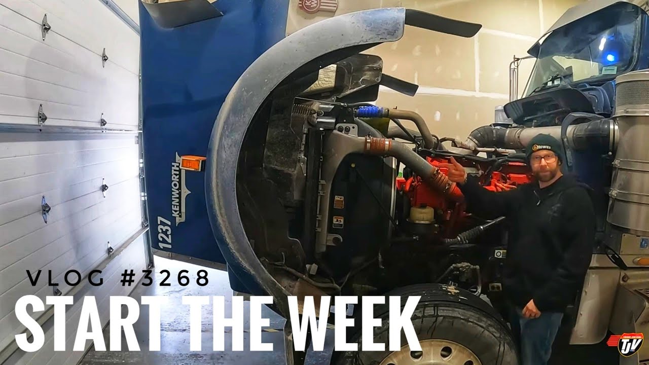 Start The Week My Trucking Life Vlog 3268 Youtube
