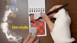 ミニノートコラージュ 02-15 / 作業音 / ASMR / 紙の音 / 音声なし / 音楽なし / 字幕なし