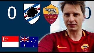 STEVEN from SINGAPORE on SAMPDORIA ROMA 0-0