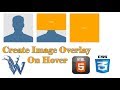 How To Create Image Overlay On Hover Using HTML5 & CSS3 | Image Hover Effects AmazingTechnoTutorials