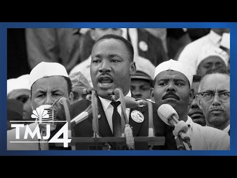 What does Dr King say will happen when we allow freedom to ring give examples?