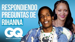 A$AP Rocky le responde 18 preguntas a Rihanna | GQ México y Latinoamérica
