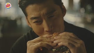 0105-尹啟相(윤계상)    漢堡王Burger King  奶油蘑菇華堡(Truffle quattro mushroom whopper )  一口吃篇  廣告