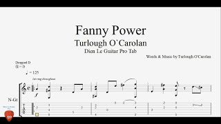 Turlough O`Carolan - Fanny Power - Guitar Tabs