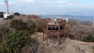 九千部山 ドローン空撮1