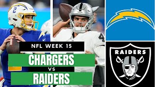 CHARGERS vs. RAIDERS | NFL EXPERT Picks for TNF Week 15 | Beat the Closing Number