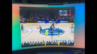 NBA2K23 on iPad M2 on an Odyssey G9 49” monitor