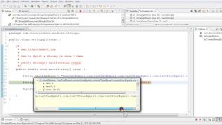 HOW TO SPLIT A STRING IN JAVA DEMO