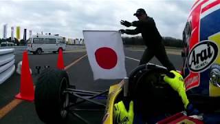 全日本ジムカーナ選手権第１戦・フォーミュラーDクラス優勝！村上仁選手YT41車載動画