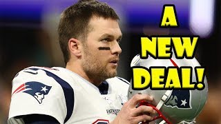 The New England Patriots extend Tom Brady's contract until 2021!