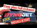 KRX Full Exhaust Plus Tune   WORTH IT!!!