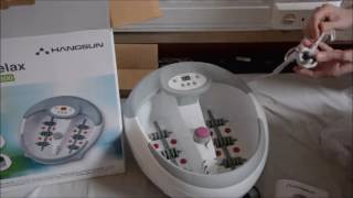 Hangsun FM600 LED Foot Spa and Massager with Heater