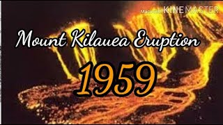 Vintage Footage of a Volcanic Eruption Hawaii in 1959