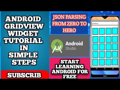 GridView Android Studio | Android GridView Tutorial | Grid View Android ...