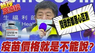 【三級警戒微解封】疫苗價格遭批不透明! 陳時中動怒:就跟你說了合約寫要保密@中天電視CtiTv 20210718