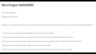 Mini Project Online Voting System using AWS Services by HUANG QI ZEN
