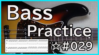 Bass practice#29☆for beginner/ベース練習#29☆