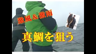 【海釣り情報】激風＆激雨に負けるな！真鯛狙い編