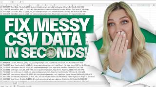 Fix Messy CSV Files in Seconds with Excel Tool!