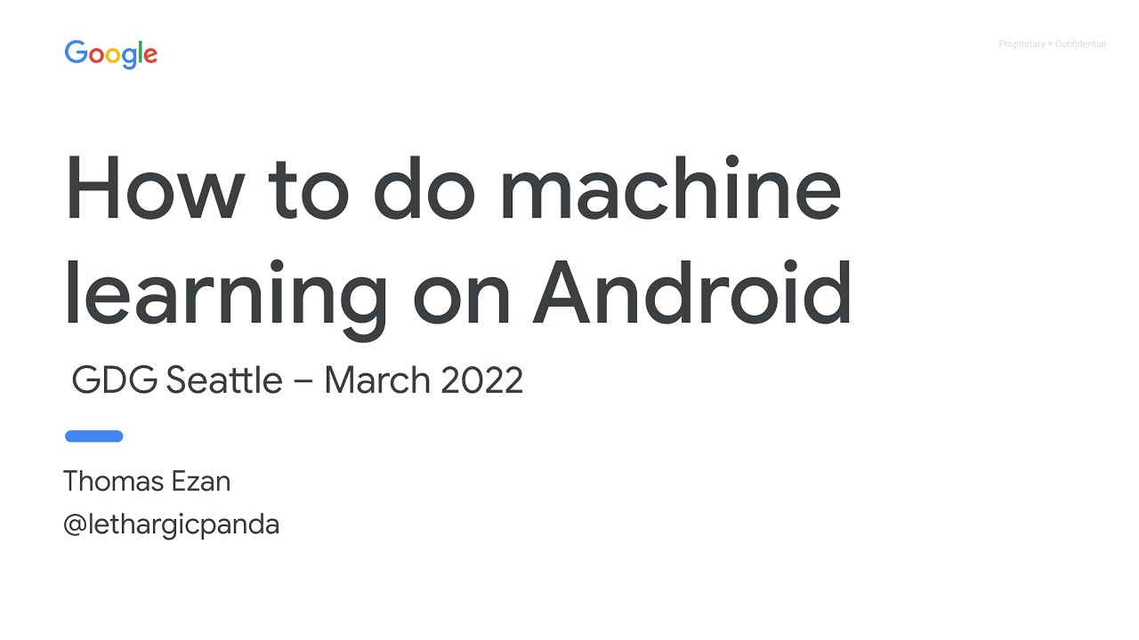 How To Do Machine Learning On Android Youtube