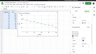 Linear Regression in Google Sheets