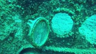 Shallow Shipwreck In Othonoi Island