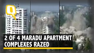 Maradu Apartment Demolition: Holy Faith H2O, Twin Towers of Alpha Serene Demolished