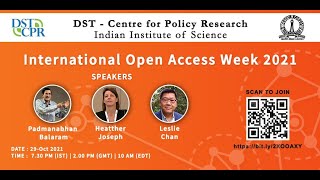 OA Week 2021  |  Part 4. Prof. Leslie Chan (U Toronto-Scarborough |   #IOAW2021  |  #OAWeek | #IOAW