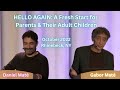 Daniel & Gabor Maté: HELLO AGAIN (parents & adult children workshop, Rhinebeck NY, October 2022)