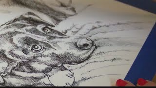 Altoona Artist Helps Woman Remember Dog After Tragic Fire WTAJ Studio 814