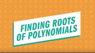 Finding Roots of Polynomials With the TI-Nspire CX Graphing Calculator
