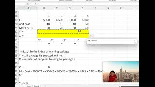 Linear Programming with Binary and Integer Decision Variable https://quantintegrity.com 510 398 0006