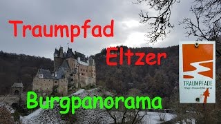 Dirks Wanderung Traumpfad Eltzer Burgpanorama mit Bockwurst aus dem Trangia