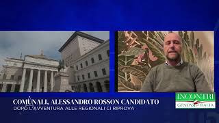 Intervista ad Alessandro Rosson, candidato del movimento Indipendenza a sindaco di Genova