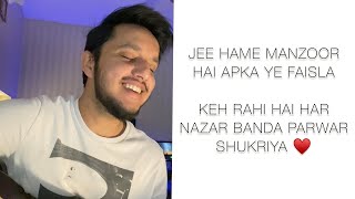 Aap Ki Nazron Ne Samjha | Unplugged | Syed Umar