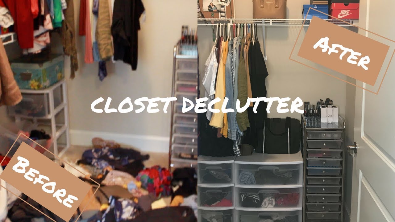Huge Closet Declutter Closet Purge Makeover Youtube