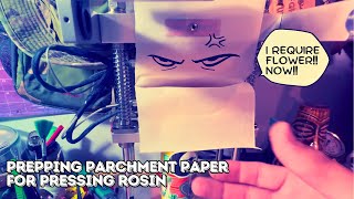 How We Fold Parchment Paper For Rosin Collection | The Grateful Gardener
