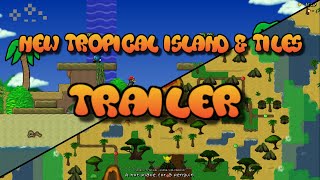 New Tropical island \u0026 Tiles for SuperTux 0.6.3