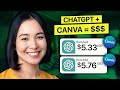 MAKE $5 EVERY 30 SECONDS With Canva & ChatGPT For FREE! (Make Money Online 2024)