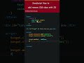 JavaScript How to ❓ add remove CSS class with JS