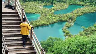 夏季的四川九寨沟风景区，美得让人心醉，随便一拍都很迷人