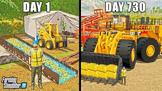 I SPENT 2 YEARS BUILDING A GOLD MINE WITH $0 AND A SKIDSTEER!