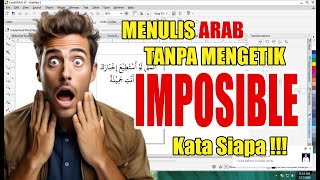 Cara menulis arab Mudah