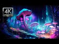 Enchanted Mushroom Forest Ambience, Relaxing Music, Nature Sound, Crickets & Trickling Water