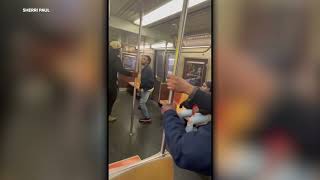 Brooklyn subway shooting - full video