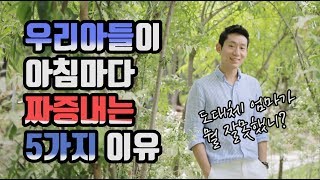 우리 아들이 아침마다 짜증내는 5가지 이유