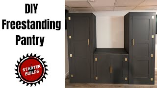 How To Build a DIY Freestanding Pantry