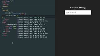 how to reverse a string in JavaScript | visual reverse