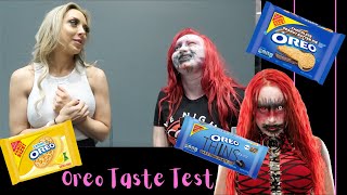 Trying NEW Oreos with AEW's Abadon (Oreo Review Series)